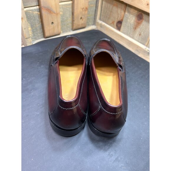 Cole Haan Mens Burgundy Leather PINCH Penny Loafers Size 12 D Dress Shoes - Picture 5 of 12